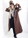 Paradise Chocolate Cotton coat