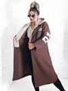 Paradise Chocolate Cotton coat