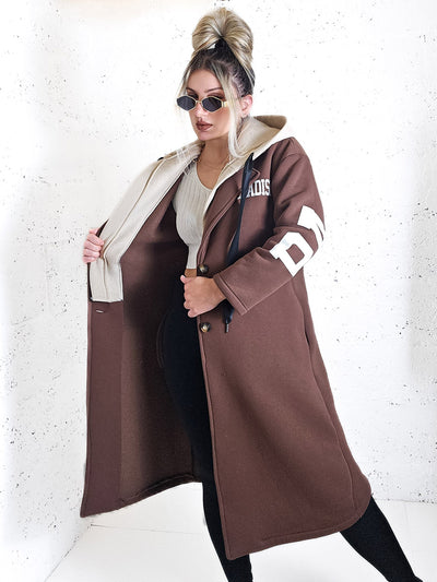 Paradise Chocolate Cotton coat
