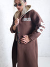 Paradise Chocolate Cotton coat