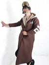 Paradise Chocolate Cotton coat