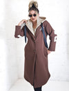Paradise Chocolate Cotton coat