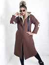 Paradise Chocolate Cotton coat