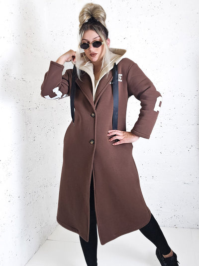 Paradise Chocolate Cotton coat