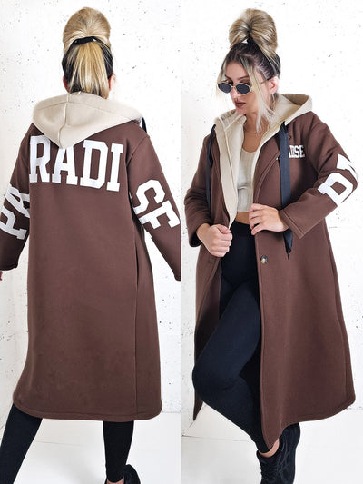 Paradise Chocolate Cotton coat