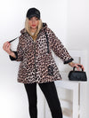 Leo Oversize Quilted hooded jacket