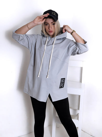 Oversize jumper Hope Light Grey