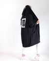 Hooded cardigan NYC Black