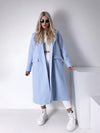 Baby Blue longline coat