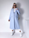 Baby Blue longline coat