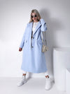 Baby Blue longline coat