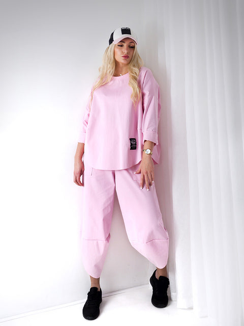 2 pieces Trousers and Jumper Pink