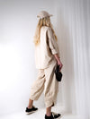 2 pieces Trousers and Jumper Beige