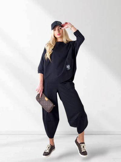 2 pieces Trousers and Jumper BLACK