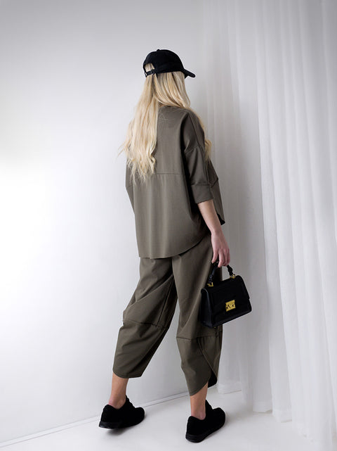 2 pieces Trousers and Jumper Khaki