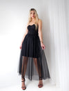 Amelia Tulle skirt dress Black