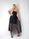 Amelia Tulle skirt dress Black