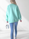 Charlotte 3D bow jumper Mint