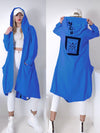 Hooded cardigan NYC BLUE