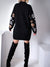 Sequin knitted dress Black