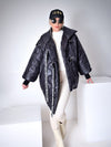 Cora Oversize Quilted jacket Black