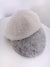 Faux fur fluffy beret hat Grey