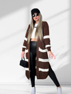 Kelsie Knitted cardigan Brown