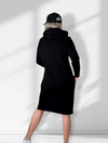 Unlimited hooded jumper dress Black