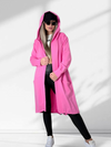 Hooded cardigan NYC Pink