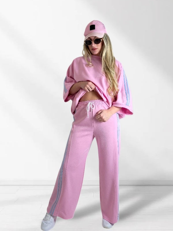 Ayla 2 pieces Trousers and Jumper Pink