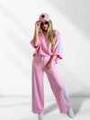Ayla 2 pieces Trousers and Jumper Pink