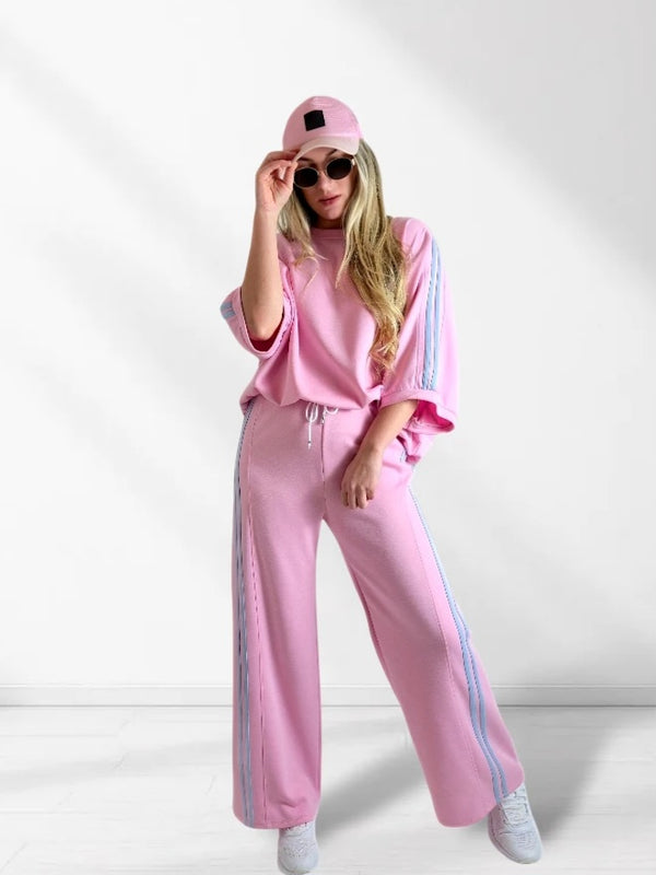 Ayla 2 pieces Trousers and Jumper Pink