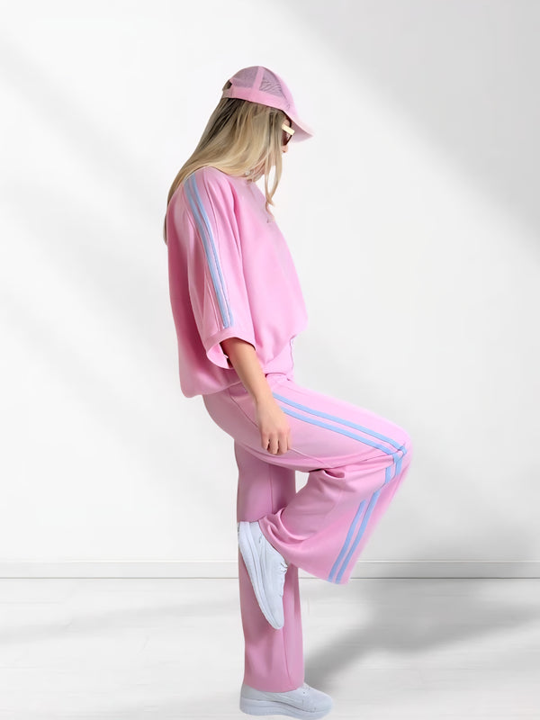 Ayla 2 pieces Trousers and Jumper Pink