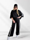 Ayla 2 pieces Trousers and Jumper Black