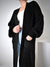 Ava Longline Knitted cardigan Black