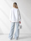 Charlotte 3D bow jumper White/Cream