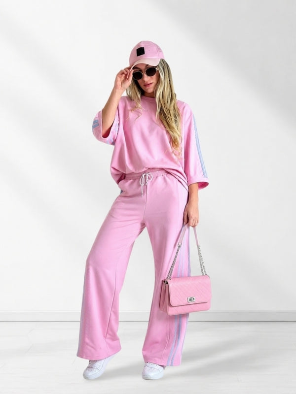 Ayla 2 pieces Trousers and Jumper Pink