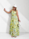 Alba Strappy Maxi dress White