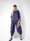 Navy Blue 2 pieces Trousers and Jumper Jeans