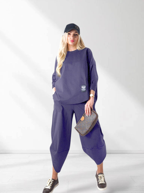 Dark Navy Blue 2 pieces Trousers and Jumper