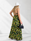 Alba Strappy Maxi dress Black