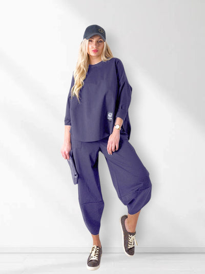 Dark Navy Blue 2 pieces Trousers and Jumper