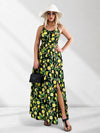 Alba Strappy Maxi dress Black