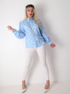 Polka dot shirt with bag baby Blue